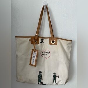 Versace x One Foundation Canvas Tote Bag